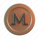 monero, coin, money, cryoptocurrency