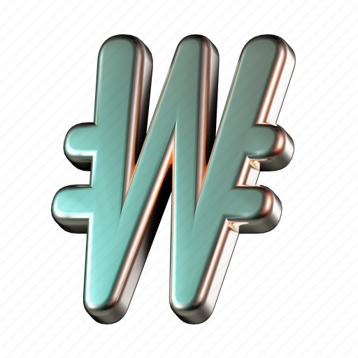 Won, korea, currency, money icon - Download on Iconfinder