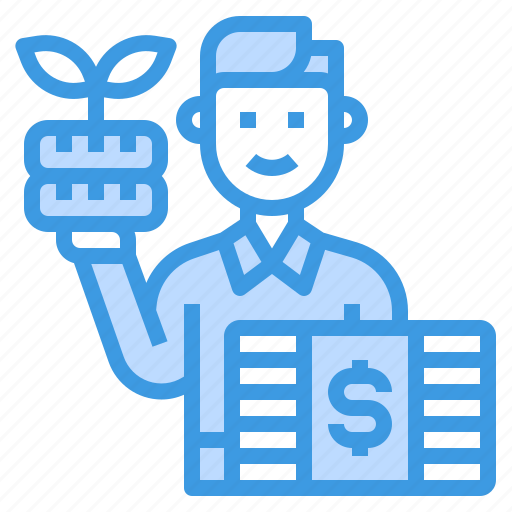 Businessman, cash, growth, manager, money icon - Download on Iconfinder