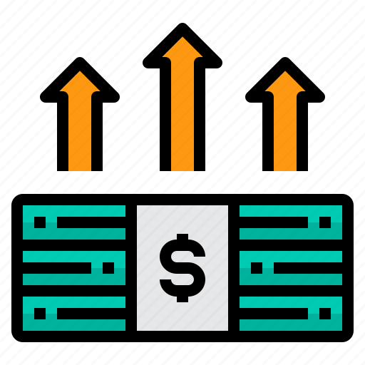 Arrows, cash, currency, growth, money icon - Download on Iconfinder
