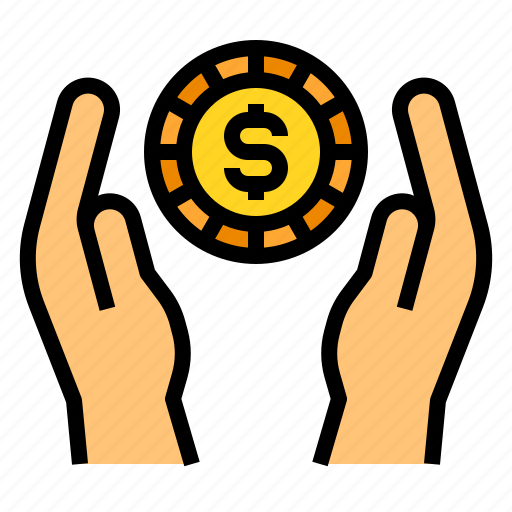 Coin, finance, hands, money, payment icon - Download on Iconfinder