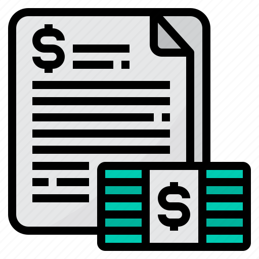 Cash, contract, document, file, money icon - Download on Iconfinder