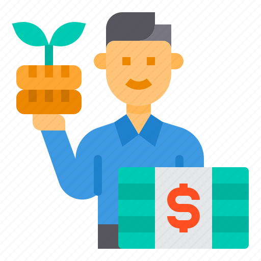 Businessman, cash, growth, manager, money icon - Download on Iconfinder