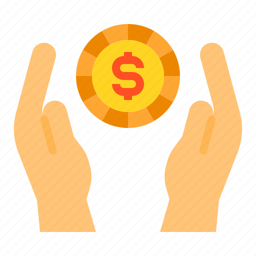 Coin, finance, hands, money, payment icon - Download on Iconfinder