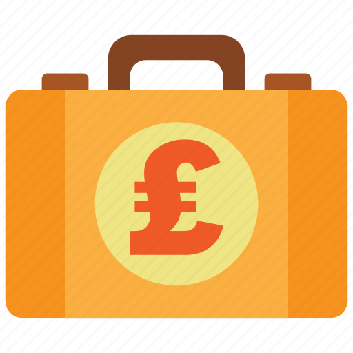 Briefcase, business, cash, money, money bag, pound, property icon - Download on Iconfinder