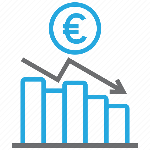 Chart, diagram, euro, graph, money, report, statistics icon - Download on Iconfinder