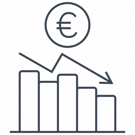 Chart, coin, diagram, euro, graph, money, statistics icon - Download on Iconfinder