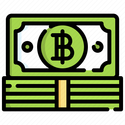 Cash, money, baht, currency, finance icon - Download on Iconfinder