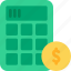 calculator, cost, budget, profit, money 