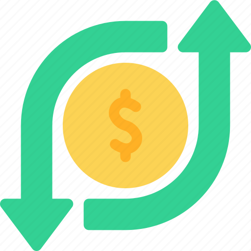Cash, flow, money, dollar, devaluation, currency icon - Download on Iconfinder