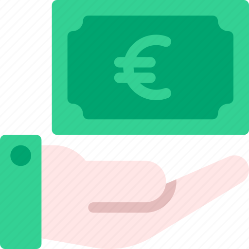 Money, currency, payment, hand, euro icon - Download on Iconfinder