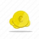 cent, coins, currency, eur, euro, monetary, money