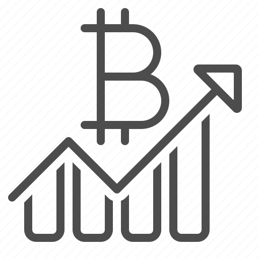 Bitcoin, chart, graph, value icon - Download on Iconfinder