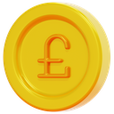 pound, coin, money, currency, finance, cash, sterling, 3d