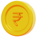 rupee, coin, money, currency, business, india, finance, 3d