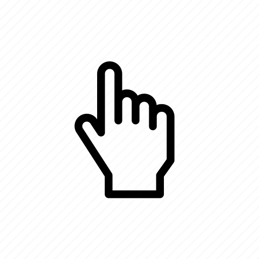 Finger, hand, press, touch icon - Download on Iconfinder