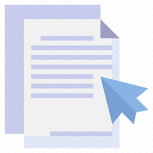 Document, files, pointer, cursor, arrow icon - Download on Iconfinder