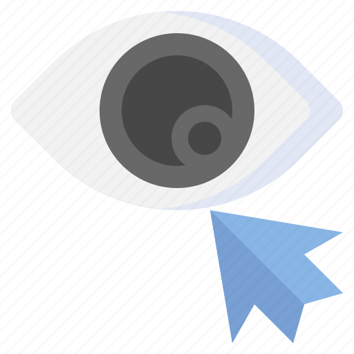 Eye, view, clicker, left, click, pointer icon - Download on Iconfinder