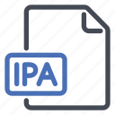 extension, file, ipa
