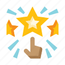 star, rank, rating, like, review, click
