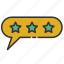 feedback, positive, review, stars 