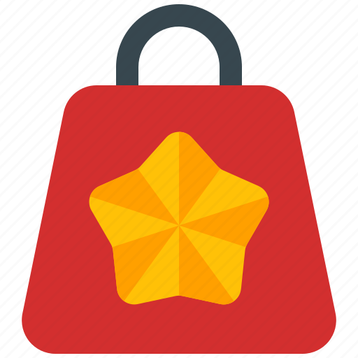 Brand, engagement, customer, loyalty, star, shopping, bag icon - Download on Iconfinder