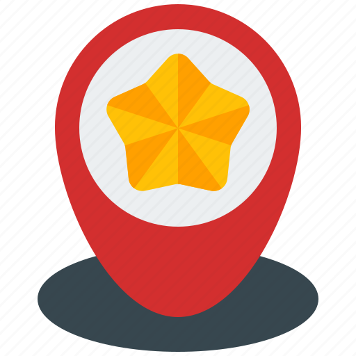 Brand, positioning, customer, loyalty, star, pin icon - Download on Iconfinder