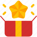 gift, customer, loyalty, star, present, surprise, box