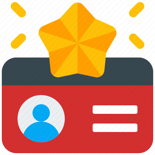 Member, card, customer, loyalty, star, membership icon - Download on Iconfinder