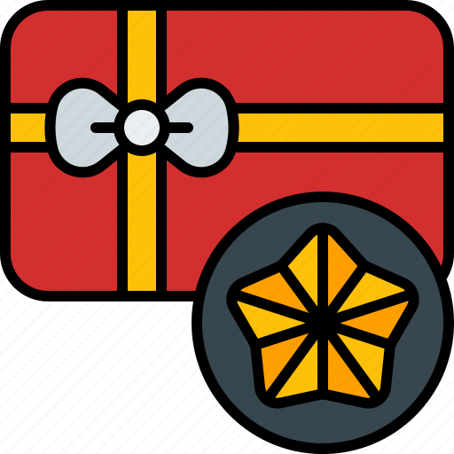 Gift, card, customer, loyalty, star, coupon icon - Download on Iconfinder