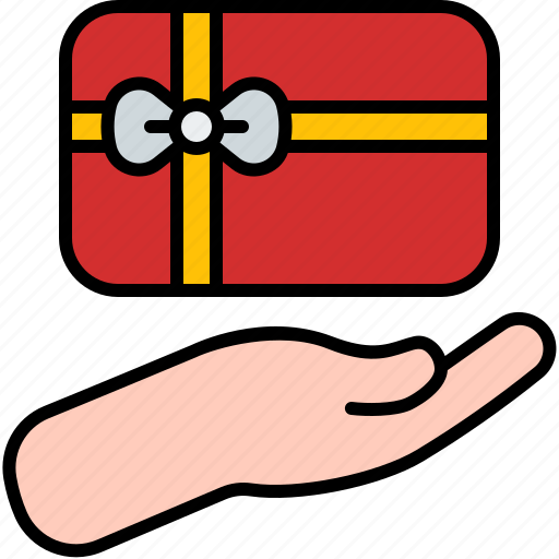 Member, customer, loyalty, membership, hand, gift, card icon - Download on Iconfinder