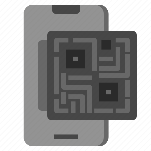 Qr, code, smartphone, commerce, shopping, blackberry icon - Download on Iconfinder