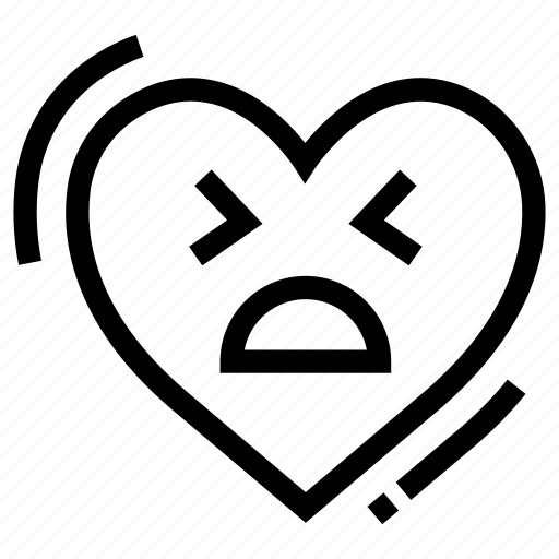 Bad, experience, heart, review, feedback icon - Download on Iconfinder