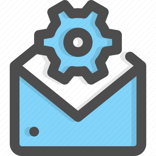 Email, envelope, mail, message, settings, support, technician icon - Download on Iconfinder