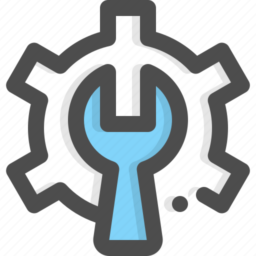 Construction, gear, maintenance, repair, setting, settings, wrench icon - Download on Iconfinder