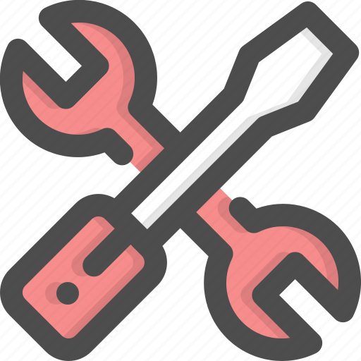 Construction, customer service, maintenance, screwdriver, support, tools, wrench icon - Download on Iconfinder