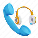 telephone, and, headset