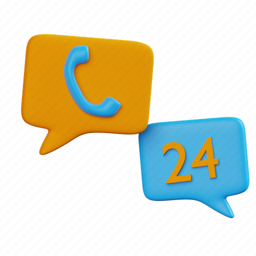 Hours, call, service, communication, chat, 24 hours, 24 hour service icon - Download on Iconfinder
