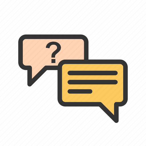 Answer, chat, conversation, mark, question, sign, speech icon - Download on Iconfinder