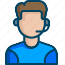 avatar, consultant, interface, male, person, profile, user