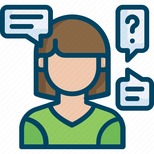 Customer, data, help, information, question, service, support icon - Download on Iconfinder