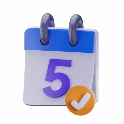 Calendar, business, schedule 3D illustration - Download on Iconfinder
