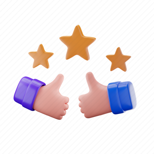 Customer, satisfaction, rating 3D illustration - Download on Iconfinder