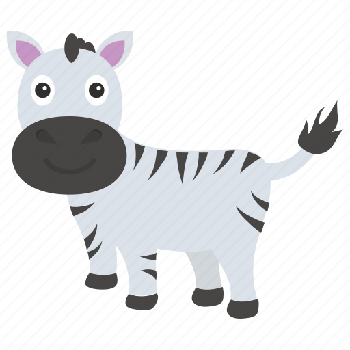 Animal, animal kingdom, mammal, zebra, zoo icon - Download on Iconfinder