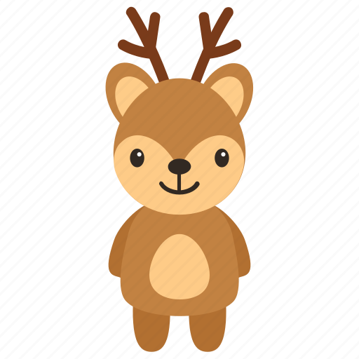 Animal, deer, elk, reindeer, reindeer head icon - Download on Iconfinder