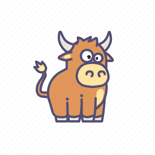 Cow, animal, zoo, wild, nature icon - Download on Iconfinder
