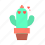 cactus, cute, emoji, plant, pot 