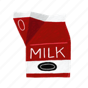 milk carton box, milk carton, milk box, milk, healthy, breakfast, dairy product