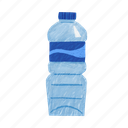plastic bottle, water, bottle, drinking water, mineral water, beverage, container