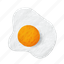 fried egg, breakfast, meal, food, egg, sunny side up, egg yolk 
